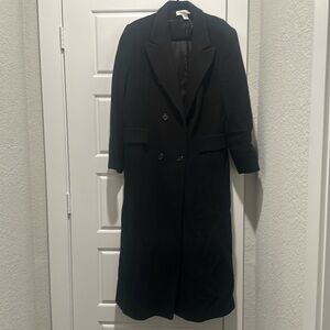 Black ankle length jacket